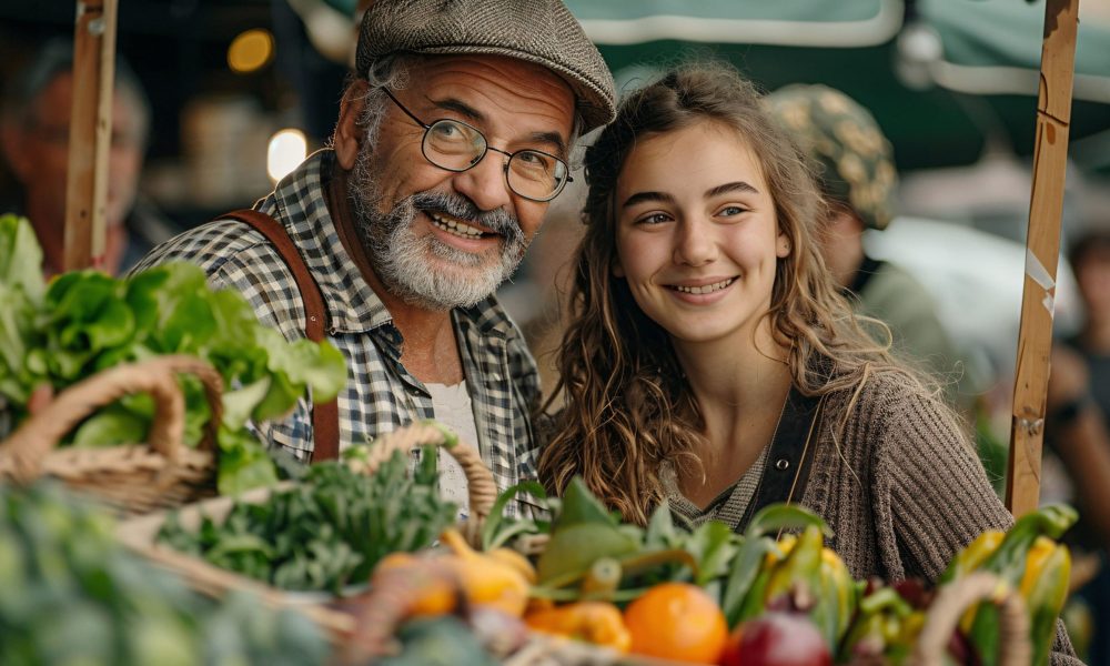 Grand-père et sa petite fille©Freepik